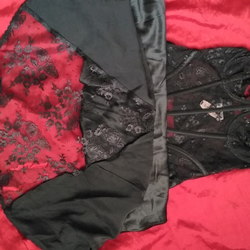 All Black Laced Victoria's Secret Lingerie